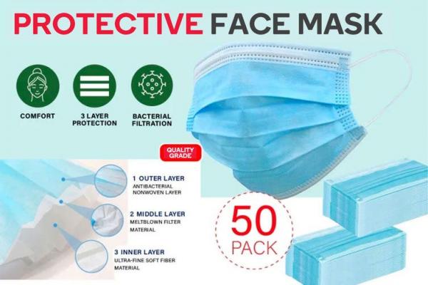 50 pcs Surgical Face mask in Ireland