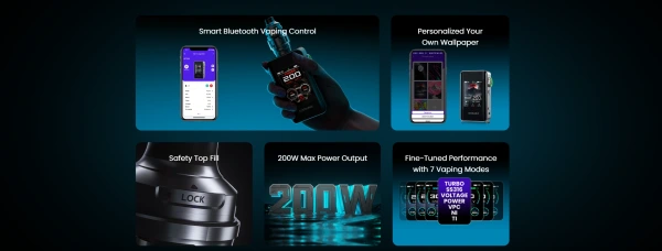 Lost Vape Centaurus BT200 Kit Ireland | Best 200W Vape Kit + Fast Delivery 4