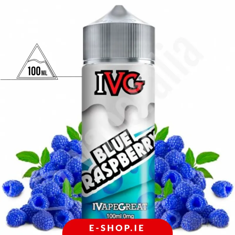 BLUE RASPBERRY IVG 100ML E-LIQUID