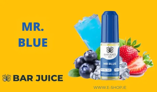 Mr. Blue Bar juice Nic salt e-liquid