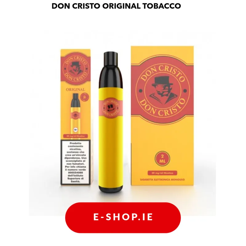 Don Cristo Original disposable vape kit Ireland