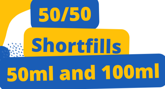 50/50 Shortfill 50ml and 100ml E-liquids Ireland
