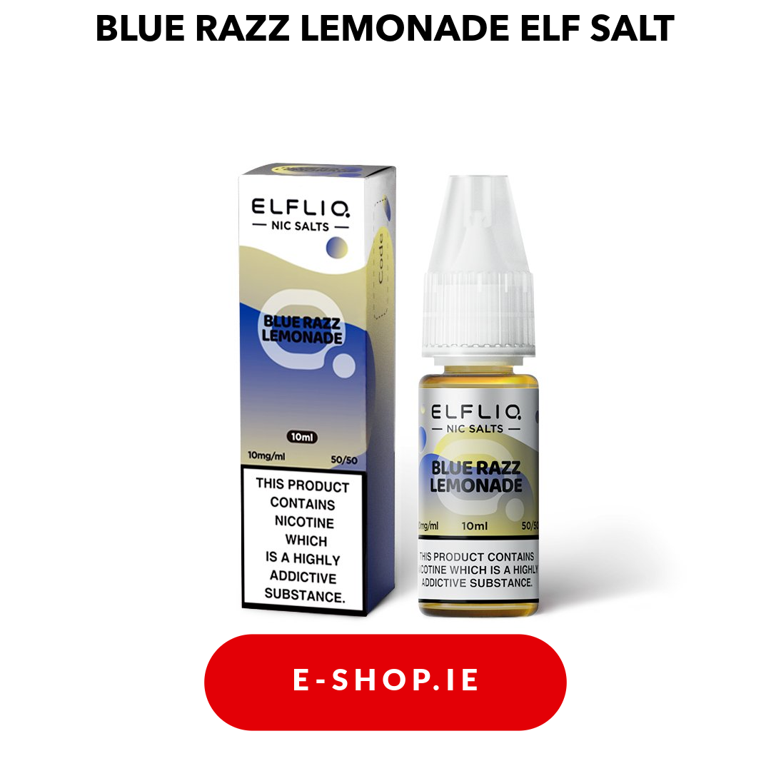 Blue razz lemonade Elfbar Elfliq salt ireland