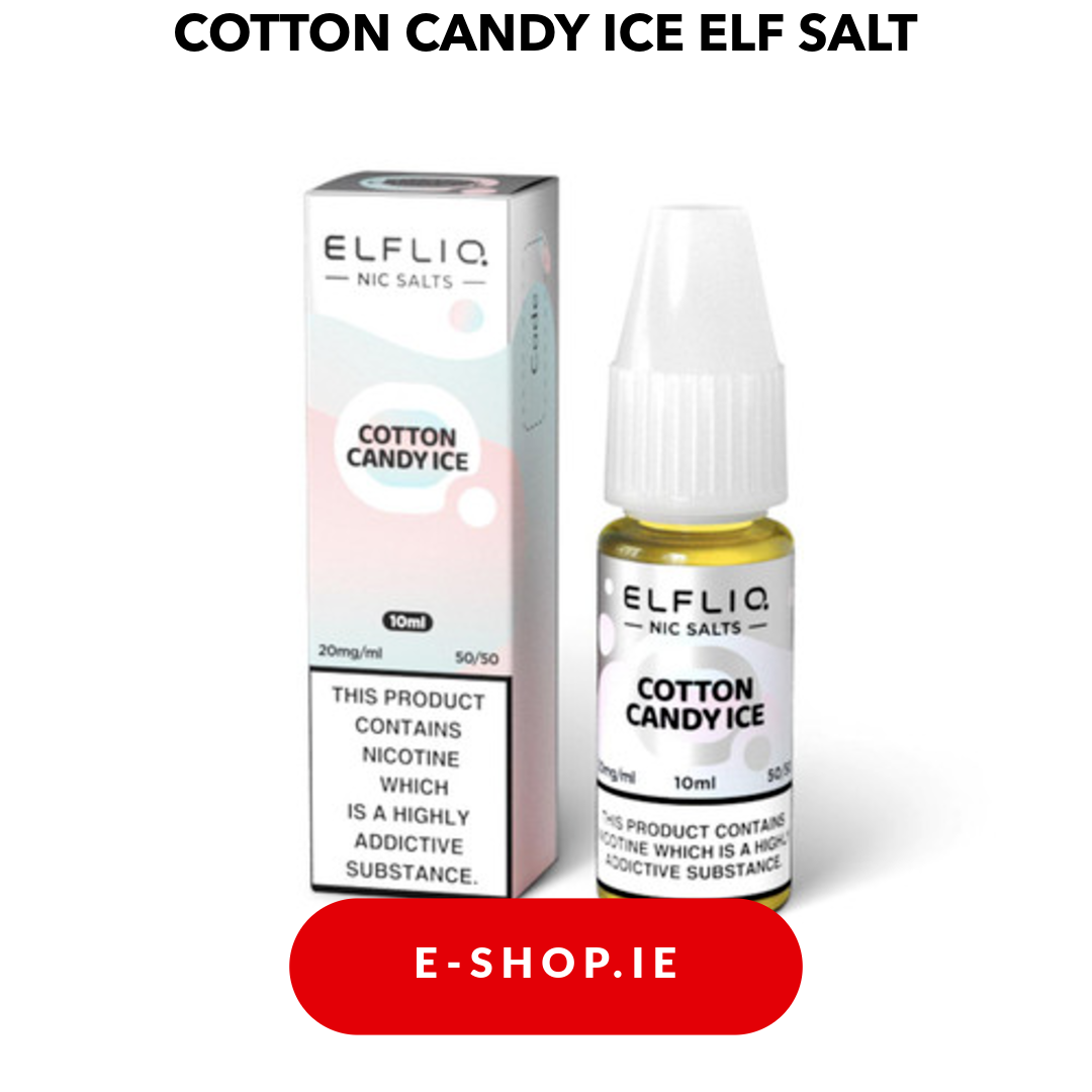 COTTON CANDY ICE Elfbar Elfliq salt ireland