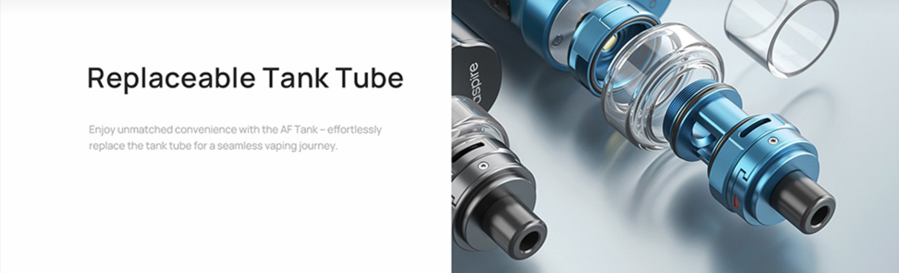 aspire af tank easy to replace glass