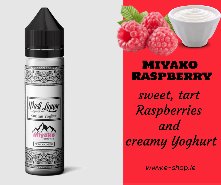 Miyako Raspberry Kurimu Yoghurt Wick Liquor Ireland