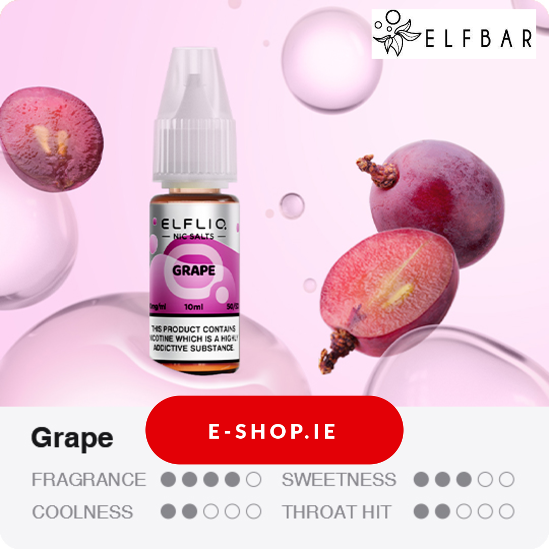 Grape Official Elfliq nic salt Ireland