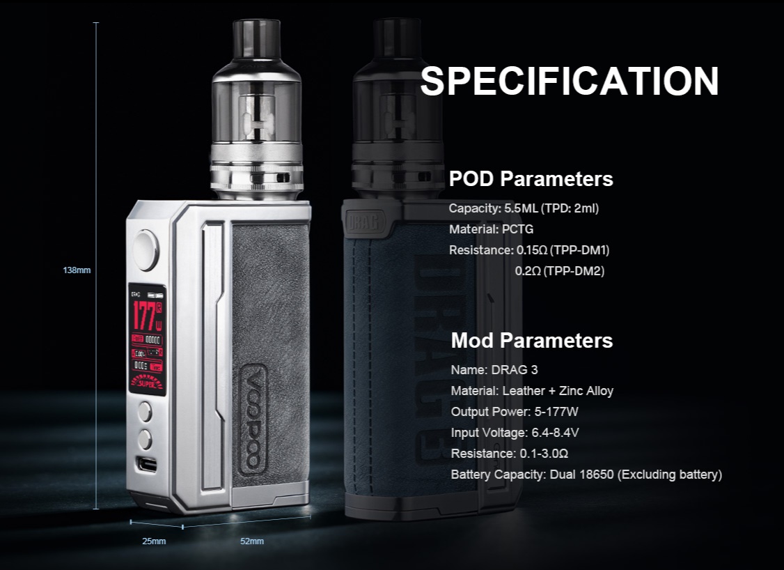 Voopoo Drag 3 kit Ireland