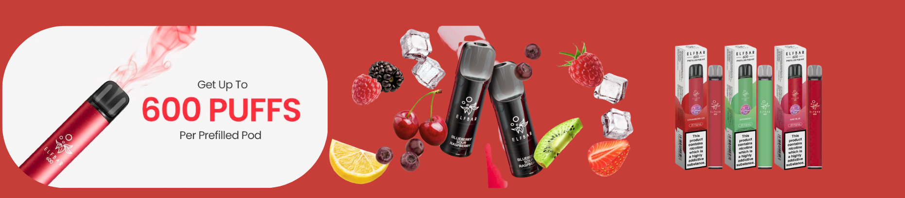 Elf bar 600 vape pod kit Ireland