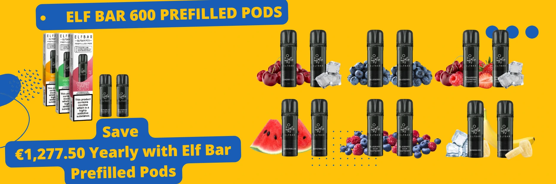 Elfbar 600 prefilled pods Ireland