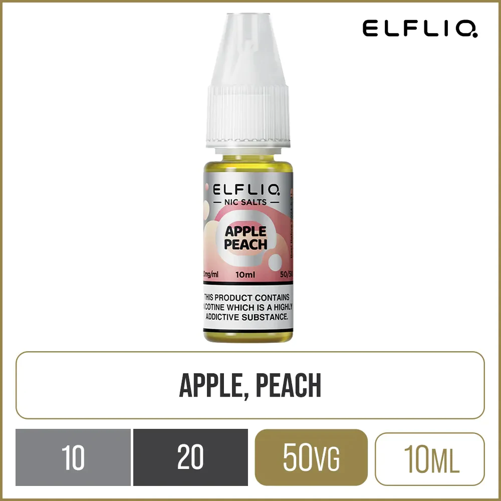 Apple peach Elfliq salt Ireland
