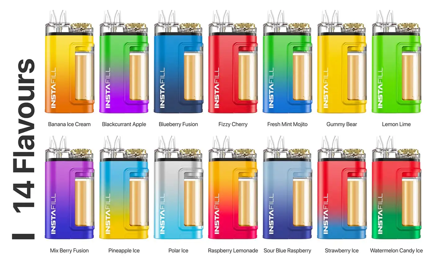 Instafill 3500 Rechargeable Disposable Vape Kit - 14 Incredible flavours