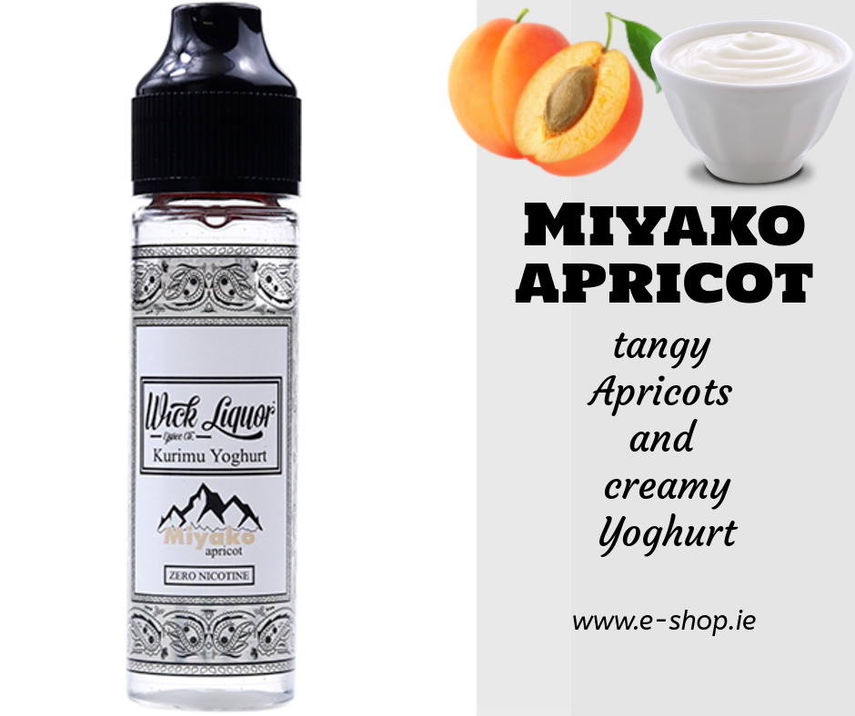 Kurima Yoghurt Apricot Wick Liquor e-liquid Ireland