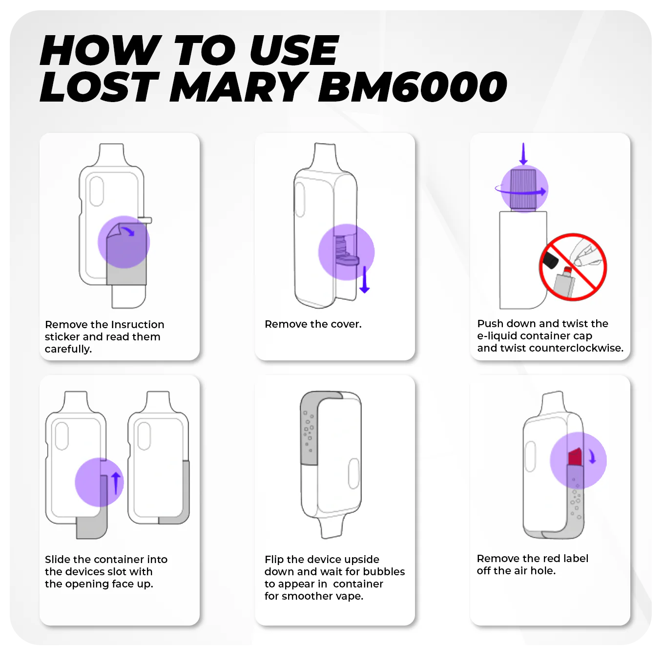 Lost mary bm6000 manual - how to use it