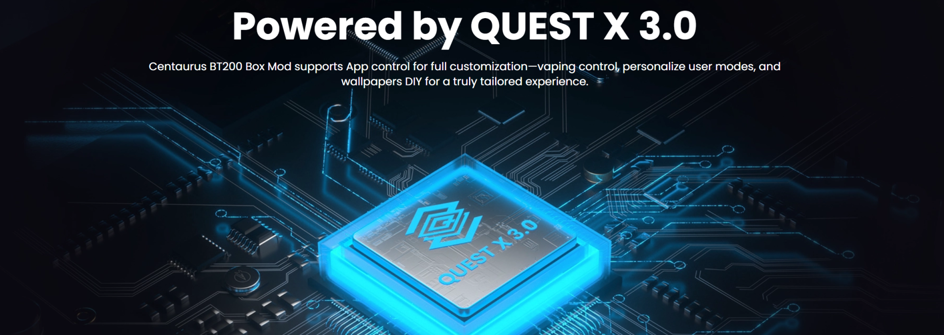 LOST VAPE CENTAURUS BT200 KIT POWERED BY QUEST X3.0 CHIPSET