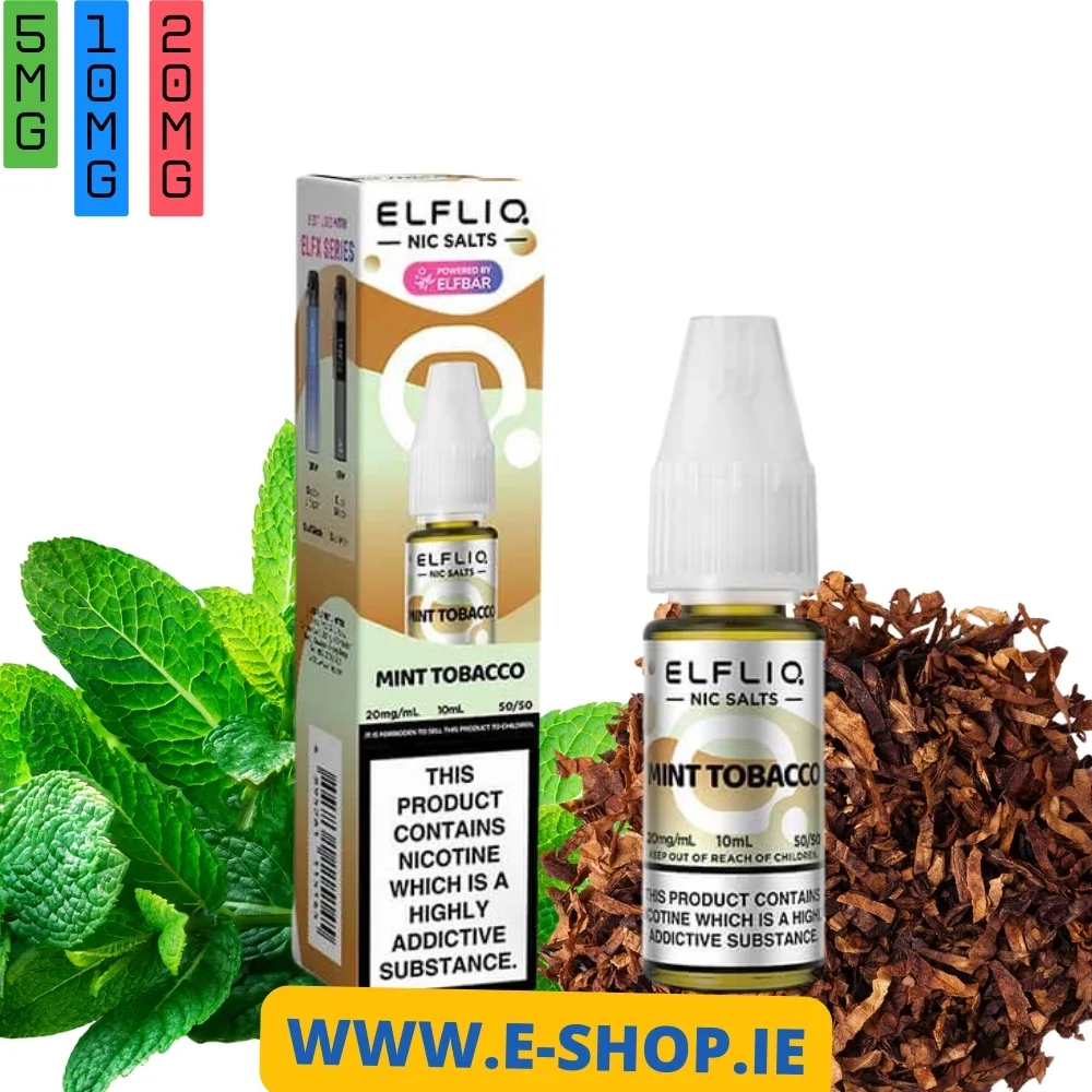 Mint tobacco Elfliq nic salt