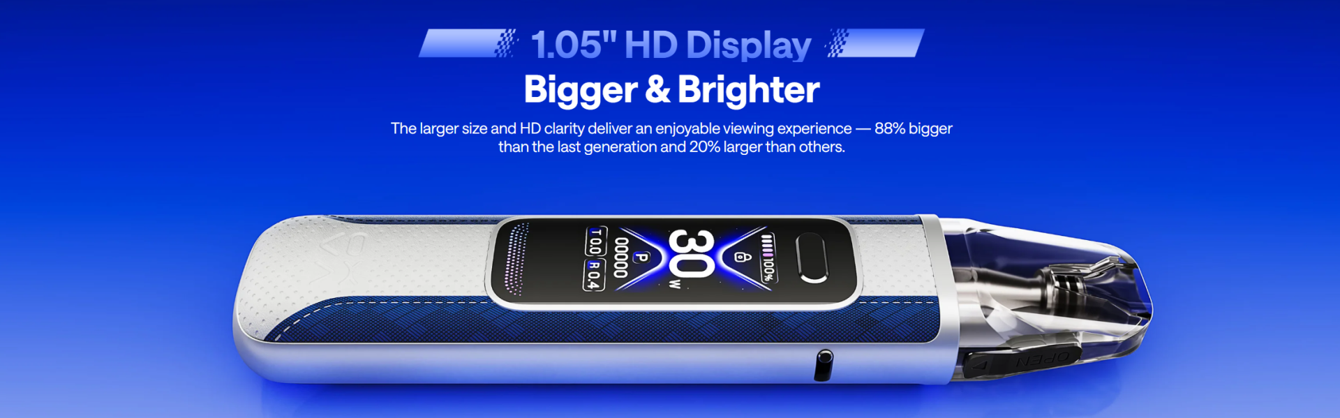 Oxva xlim pro 3 kit Ireland - bigger battery and brigher display