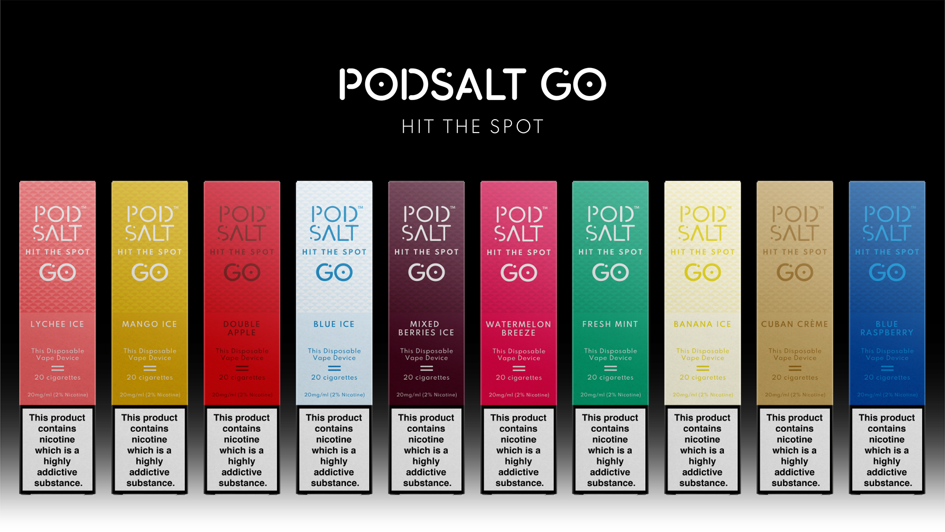Pod salt disposable kits Ireland