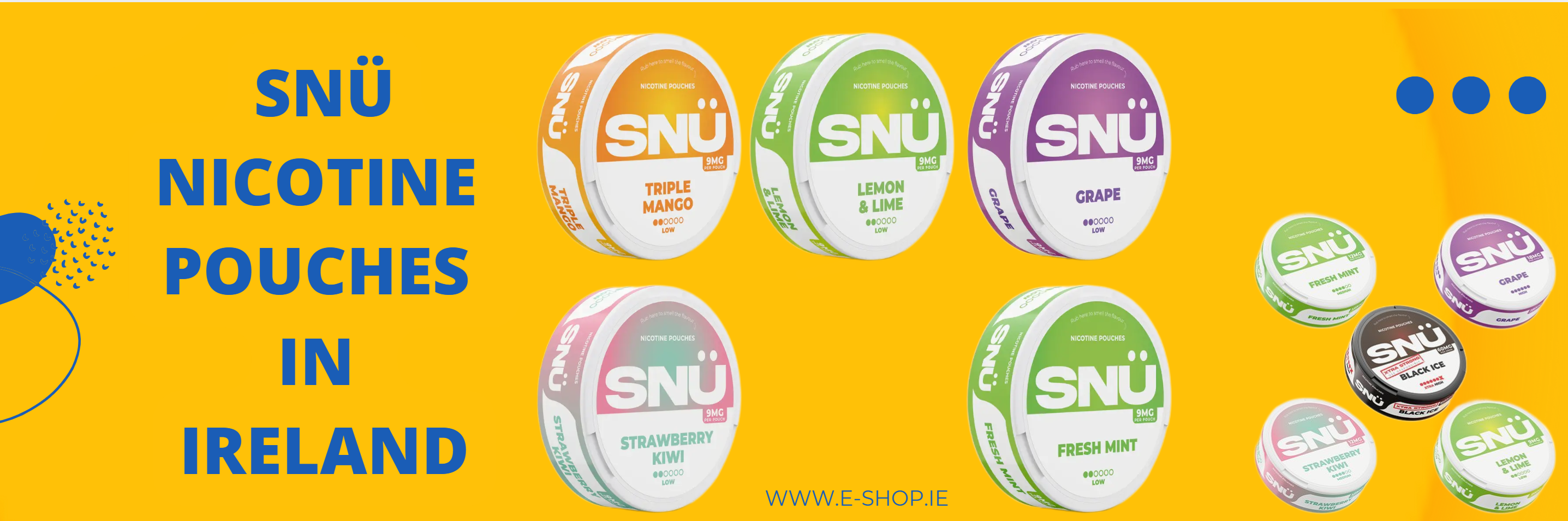 SNÜ nicotine pouches Ireland