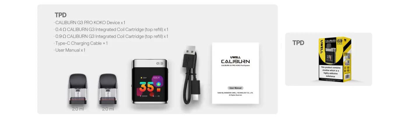uwell-caliburn-g3-pro-koko-pod-vape-kit-ireland