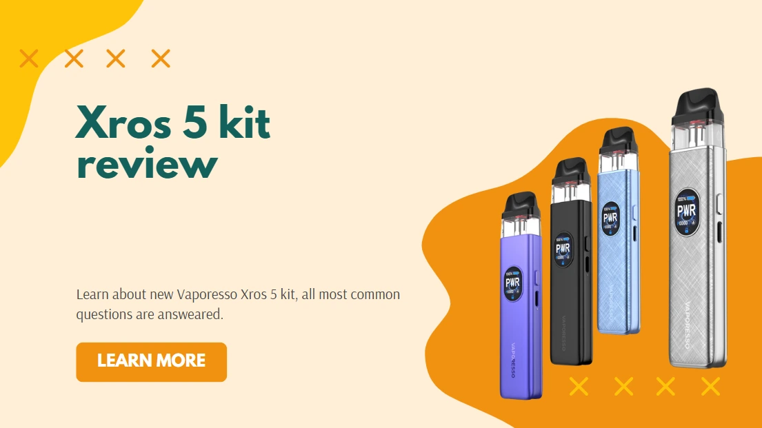 Vaporesso Xros 5 kit review