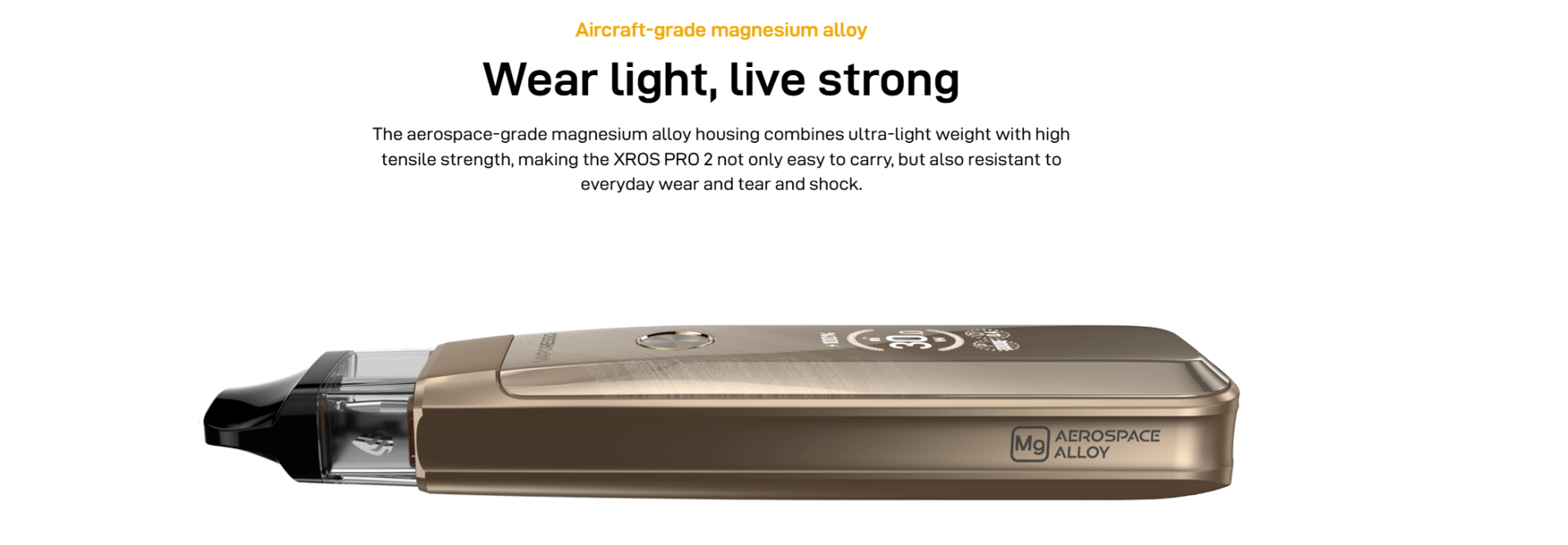 Vaporesso xros pro 2 kit ireland light but durrable