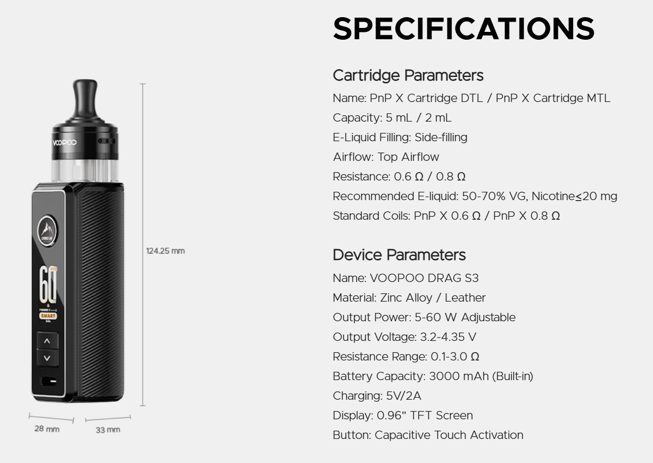voopoo_drag_s3_kit_in_ireland-specifications