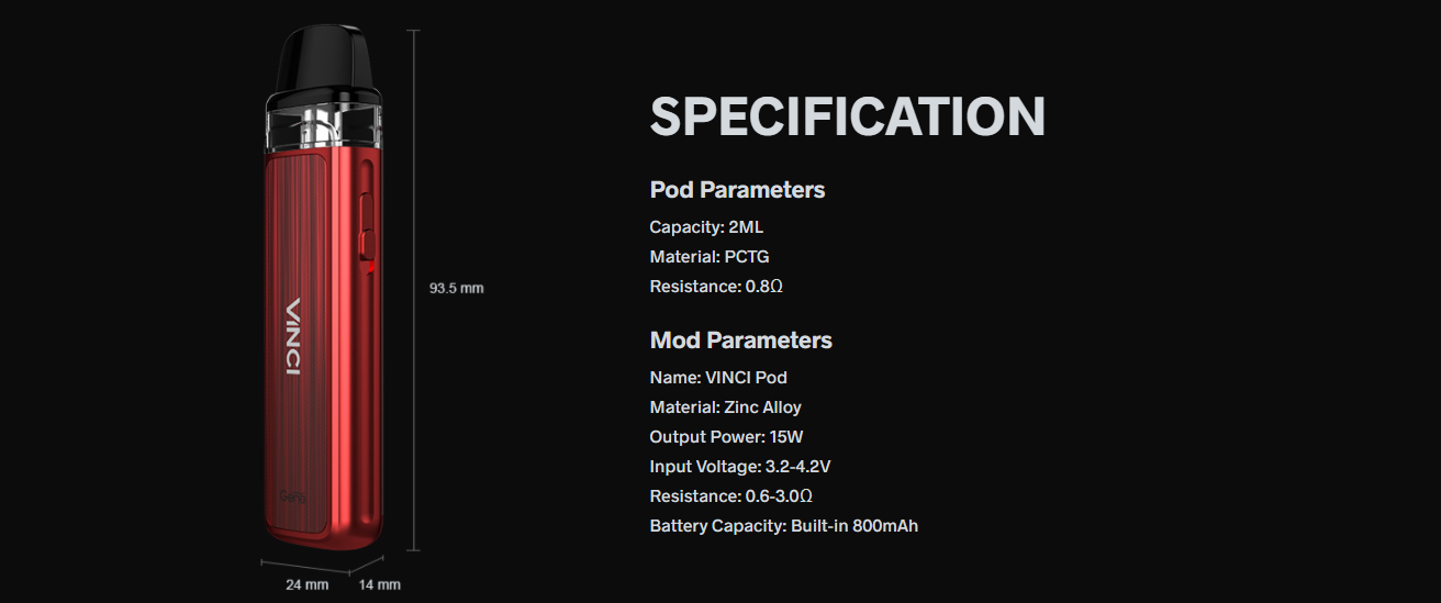 Voopoo Vinci pod kit Ireland
