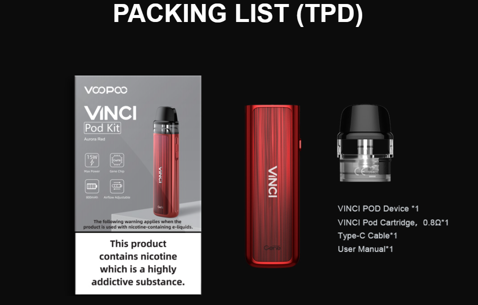 Voopoo Vinci pod kit ireland